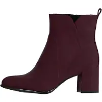 Marco Tozzi Botines rojo vino