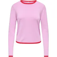 ONLY Jersey 'ONLCONTA' rosa / rojo