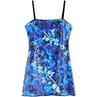 Desigual Vestido azul / negro