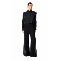 Touche Blusa 'Short Blouse With Studs' negro