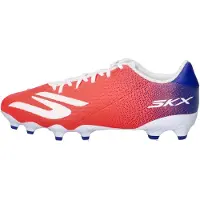 SKECHERS Zapatillas de fútbol 'CLUB' genciana / rojo anaranjado / blanco
