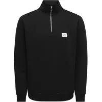Only & Sons Sudadera 'ONSDAWSON' negro / blanco