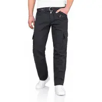 Timezone Pantalón cargo azul oscuro