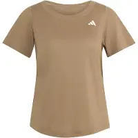 Adidas - Women's Workout Essentials Scoop Neck T-Shirt - Camiseta funcional size S, beige