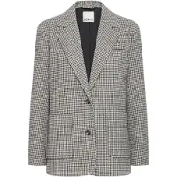 Ichi Blazer gris oscuro / blanco