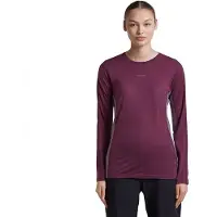 Icebreaker - Women's Merino Blend 125 L/S Tee Colour Block - Camiseta de merino size S, morado