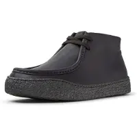 Camper para hombre. K300530-006 Botines de piel Peu Terreno negro (43), Plano, Cordones, Casual, outlet 2026.