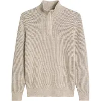 Marc O'Polo Pullover Half Zip Light Gris Beige talla