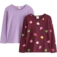 Lindex Camiseta kiwi / lavanda / baya / rosa