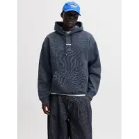 Jack & Jones Sudadera azul / blanco