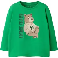 Name it Camiseta 'NMMNIKOLAI' capuchino / marrón claro / verde hierba / verde oscuro