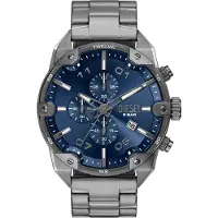 Diesel Reloj analógico 'SPIKED' navy / gris