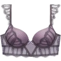 LASCANA Sujetador gris / lila