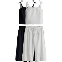 The Set Pijama negro / blanco