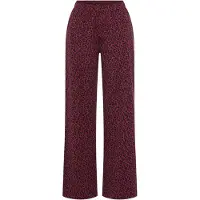s.Oliver Pantalón de pijama burdeos / negro