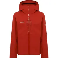 Mammut - Chaquetas de esquí - Stoney HS Hooded Jacket Men Dark Red - Talla S - Rojo