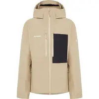 Mammut - Chaquetas de esquí - Stoney HS Hooded Jacket Men Sablun Black - Talla XL - Beige