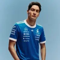 Adidas adidasCAMISETA MERCEDES - AMG PETRONAS FORMULA 1 TEAM BLUE WONDER DRIVER OFICIAL XL Blue Bird / White Hombre