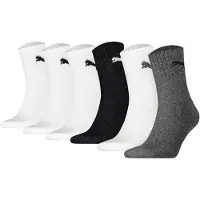 Puma Calcetines deportivos gris oscuro / negro / blanco