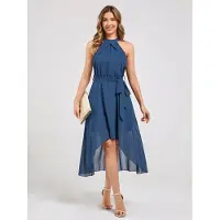 LapaPlus Vestido de verano 'Women Dress' azul