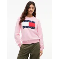 Tommy Hilfiger Sudadera navy / rosa / rojo