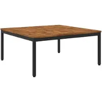 Syfax Mesa de centro de madera natural y color , 100 x 100,5 x 45 cm