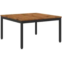 Syfax Mesa de centro de estilo natural y color , dimensiones: 80 x 80,5 x 45 cm