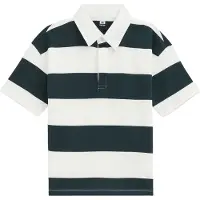 We fashion Camiseta verde oscuro / blanco