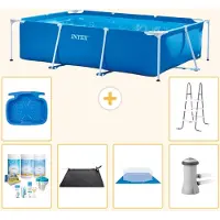 Intex Piscina rectangular de estructura - 300x200x75 cm - 7 piezas - Modelo S20840