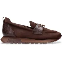 Hispanitas para mujer. HI265166 Zapatillas de Piel Oregon marrón (37), Plano, Ninguno, Casual, outlet 2026.