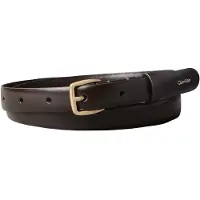 Calvin Klein Cinturón 'ESSENTIAL' marrón oscuro / oro