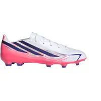 Adidas adidasBota de fútbol F50 Hyperfast League césped natural seco 48 2/3 Cloud White / Solar Purple / Solar Turbo Unisex