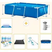 Intex Piscina rectangular de estructura - 300x200x75 cm - 7 piezas - Modelo S21120