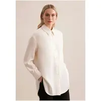 Seidensticker Blusa blanco cáscara de huevo