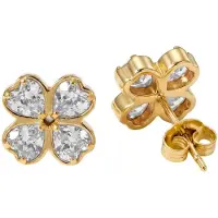 Purelei Pendientes 'Cuore' oro