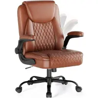 GTPLAYER Silla de oficina , ergonómica, silla de escritorio, sillón de ejecutivo con respaldo alto, reposabrazos abatibles, altura ajustable y asiento extra ancho