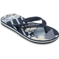 Quiksilver - Youth's Molokai Art 26 - Sandalias size 39, gris/azul