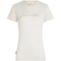 Icebreaker - Women's Merino150 TechLite S/S Sparkling Stars - Camiseta de merino size XL, blanco