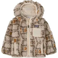 Patagonia - Para menores de 6 años - Baby Retro-X Hoody Natural w/Sunlit Pink - Talla Infantil 18 meses - Rosa