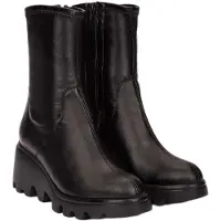 Wonders para mujer. G-7030_5737_5792 Botines de Piel Toronto 30 Negro (40), Plano, Cremallera, Casual, outlet 2026.