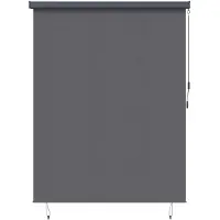 vidaXL : Rollo de tela y aluminio color antracita, 200 x 250 cm