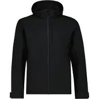 CMP - Jacket Zip Hood Stretch Softshell - Chaqueta softshell size 58, negro