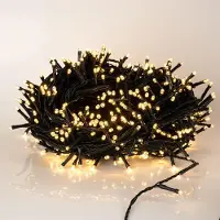 Spetebo Guirnalda de luces LED de 600 unidades, luz blanca cálida - Modelo LK021WG
