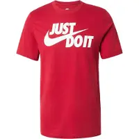Nike Camiseta 'Swoosh' rojo / blanco