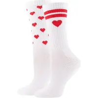 Ewers Calcetines rojo vivo / blanco
