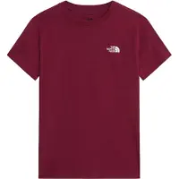 The North Face Camiseta 'Evolution Simple Dome' borgoña / blanco