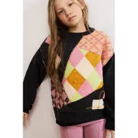 Desigual , Jersey jacquard rombos, NiñOs, MarróN, 5/6