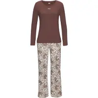 s.Oliver Pijama beige / marrón