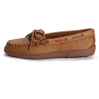 Minnetonka Mocasines 'Moosehide Classic' cognac
