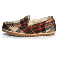 Minnetonka Mocasines 'Tempe' beige / marrón / rojo / negro